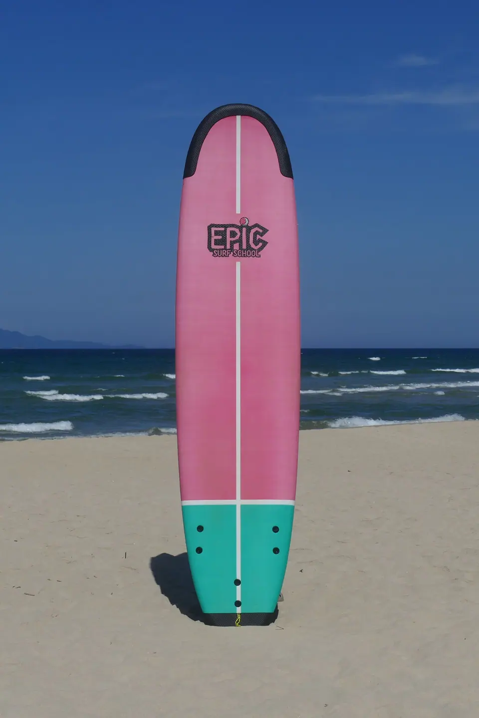 Softboard Pink rental surfboard